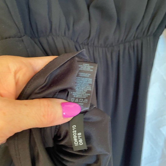 Express Black pocket Blousen Dress - Picture 3 of 4
